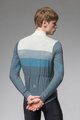 ALÉ Hosszú ujjú kerékpáros mez - WOOL LINE - kék/szürke