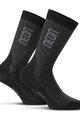 NEON Klasszikus kerékpáros zokni - NEON 3D - fekete/szürke