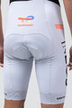 GOBIK Rövid kerékpáros nadrág kantárral - LIMITED 6.0 - fehér