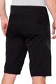100% SPEEDLAB Rövid kerékpáros nadrág kantár nélkül - AIRMATIC SHORTS - fekete
