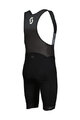 SCOTT Rövid kerékpáros nadrág kantárral - RC TEAM BIB SHORTS - fekete/szürke