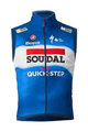 CASTELLI Kerékpáros mellény - SOUDAL QUICK-STEP 2024 PRO LIGHT WIND - kék/fehér/piros