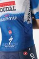 CASTELLI Kerékpáros mellény - SOUDAL QUICK-STEP 2024 PRO LIGHT WIND - kék/fehér/piros
