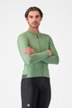 CASTELLI Hosszú ujjú kerékpáros mez - ESPRESSO THERMAL - zöld