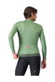 CASTELLI Hosszú ujjú kerékpáros mez - ESPRESSO THERMAL - zöld