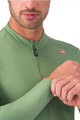 CASTELLI Hosszú ujjú kerékpáros mez - ESPRESSO THERMAL - zöld