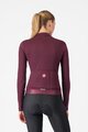 CASTELLI Hosszú ujjú kerékpáros mez - ESPRESSO THERMAL W LS - piros