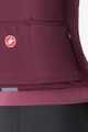 CASTELLI Hosszú ujjú kerékpáros mez - ESPRESSO THERMAL W LS - piros