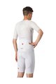 CASTELLI Rövid kerékpáros nadrág kantárral - FREE AERO RACE - fehér