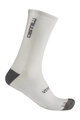 CASTELLI Klasszikus kerékpáros zokni - VENTI SOFT MERINO - fehér