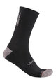 CASTELLI Klasszikus kerékpáros zokni - VENTI SOFT MERINO - fekete