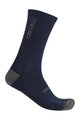 CASTELLI Klasszikus kerékpáros zokni - VENTI SOFT MERINO - kék