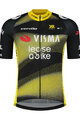 RAPIDGEAR Rövid ujjú kerékpáros mez - VISMA TDF25 REPLICA JERSEY - sárga/fekete