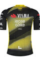 RAPIDGEAR Rövid ujjú kerékpáros mez - VISMA TDF25 REPLICA JERSEY - sárga/fekete