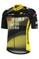 RAPIDGEAR Rövid ujjú kerékpáros mez - VISMA TDF25 REPLICA JERSEY - sárga/fekete