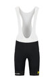 RAPIDGEAR Rövid kerékpáros nadrág kantárral - VISMA TDF25 REPLICA BIBSHORT - fekete