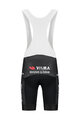 RAPIDGEAR Rövid kerékpáros nadrág kantárral - VISMA TDF25 REPLICA BIBSHORT - fekete