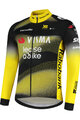 RAPIDGEAR Hosszú ujjú kerékpáros mez nyári - VISMA TDF25 REPLICA JERSEY - sárga/fekete