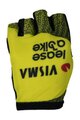 RAPIDGEAR Kerékpáros kesztyű rövid ujjal - VISMA TDF25 REPLICA GLOVES - sárga/fekete