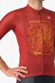 CASTELLI Rövid ujjú kerékpáros mez - #GIRO107 ROMA - piros