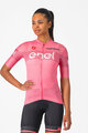 CASTELLI Rövid ujjú kerékpáros mez - #GIRO107 COMPETIZIONE W - rózsaszín
