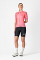 CASTELLI Rövid ujjú kerékpáros mez - GIRO108 COMPETIZIONE 3 W - rózsaszín