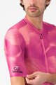 CASTELLI Rövid ujjú kerékpáros mez - GIRO ESPRESSO - rózsaszín