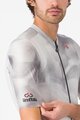 CASTELLI Rövid ujjú kerékpáros mez - GIRO ESPRESSO - szürke