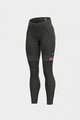 ALÉ Hosszú kerékpáros nadrág kantár nélkül - PR-R MILD TIGHTS - fekete/rózsaszín