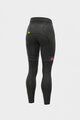 ALÉ Hosszú kerékpáros nadrág kantár nélkül - PR-R MILD TIGHTS - fekete/rózsaszín
