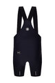 SANTINI Rövid kerékpáros nadrág kantárral - TOUR DE FRANCE - BIB SHORTS - fekete