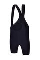 SANTINI Rövid kerékpáros nadrág kantárral - TOUR DE FRANCE - BIB SHORTS - fekete