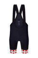 SANTINI Rövid kerékpáros nadrág kantárral - TOUR DE FRANCE - BIB SHORTS - fekete