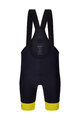 SANTINI Rövid kerékpáros nadrág kantárral - TOUR DE FRANCE - BIB SHORTS - fekete