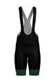 SANTINI Rövid kerékpáros nadrág kantárral - TOUR DE FRANCE - BIB SHORTS - fekete
