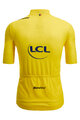 SANTINI Rövid ujjú kerékpáros mez - TOUR DE FRANCE - YELLOW JERSEY - sárga