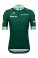 SANTINI Rövid ujjú kerékpáros mez - TOUR DE FRANCE - GREEN JERSEY - zöld