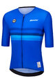 SANTINI Rövid ujjú kerékpáros mez - UCI WORLD CHAMPION ITALY - kék