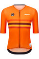 SANTINI Rövid ujjú kerékpáros mez - UCI WORLD CHAMPION NETHERLANDS - narancssárga