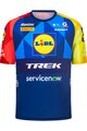 SANTINI Rövid ujjú kerékpáros póló - LIDL TREK - TECHNICAL T-SHIRT