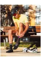 COMPRESSPORT Klasszikus kerékpáros zokni - PRO MARATHON V2.0 - fekete/sárga/rózsaszín