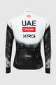 PISSEI Hosszú ujjú kerékpáros mez - UAE TEAM EMIRATES - XRG 2025 REPLICA - fehér/fekete