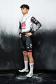 PISSEI Hosszú ujjú kerékpáros mez - UAE TEAM EMIRATES - XRG 2025 REPLICA - fehér/fekete