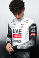 PISSEI Hosszú ujjú kerékpáros mez - UAE TEAM EMIRATES - XRG 2025 REPLICA - fehér/fekete