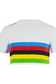 SANTINI Rövid ujjú kerékpáros póló - UCI OFFICIAL WORLD CHAMPION KID - színes