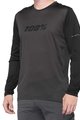 100% SPEEDLAB Hosszú ujjú kerékpáros mez nyári - RIDECAMP - fekete/szürke