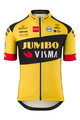 AGU Rövid ujjú kerékpáros mez - JUMBO-VISMA 2020 - sárga/fekete