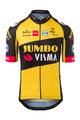 AGU Rövid ujjú kerékpáros mez - JUMBO-VISMA 2021 - fekete/sárga