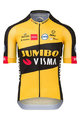 AGU Rövid ujjú kerékpáros mez - JUMBO-VISMA 2021 - fekete/sárga