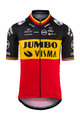 AGU Rövid ujjú kerékpáros mez - JUMBO-VISMA 2021 - fekete/piros/sárga
